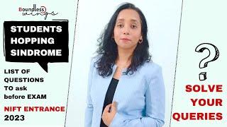 NIFT/NID Best Coaching Classes | Student Hopping Syndrome | #niftentrance