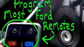 How to Program Most Ford keyless entry remotes!!!