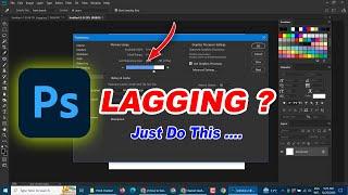 Photoshop Running Slow? 10 Quick Fixes! || How To Speed Up Photoshop 2024 updated! || Photoshop 2024
