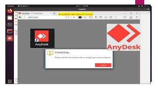 Anydesk access in Linux | How to access Linux/Ubuntu machine remotely with Anydesk