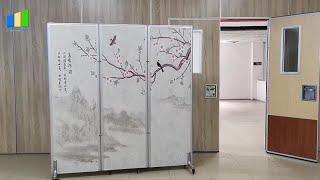 Movable Interior Sliding Partition Walls Restaurant Room Dividers Supplier | Ebunge Partition Wall