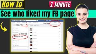 How to see who liked my facebook page 2024 | FB page likes list