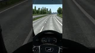 crossing roads at full speed #ets2 #ets2mods #eurotrucksimulator2 #shorts