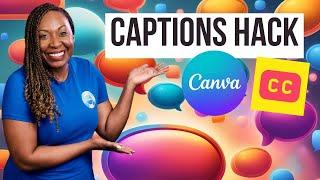 ADD CAPTIONS to Instagram Videos in Canva | Subtitles App Tutorial