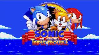 Sonic Triple Trouble 16-Bit (v1.0.2)  Story Mode as Knuckles + Secret Stage (1080p/60fps)