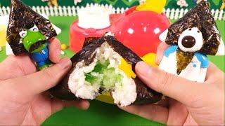 Let's make a Slime Rice ball by the Rice ball Maker  Baby Toys Cartoon