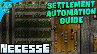 Necesse - How to Guide for Settlement Automation and Auto Farming!