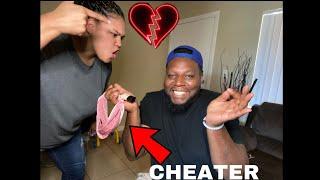 CHEATING PRANK ON GIRLFRIEND **She hit me**