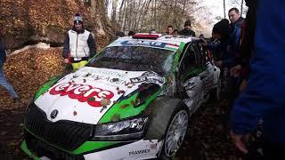 Rally Hungary 2020 - First cars SS11 & After Crash Simon Wagner