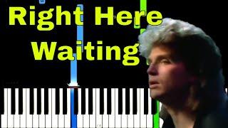 Richard Marx - Right Here Waiting | EASY Piano Tutorial - by Franco