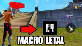 MACRO ZC4XX para DAR TODO ROJO en FREE FIRE 2024  AUTOAPUNTADO HEADSHOT  Macro Android 