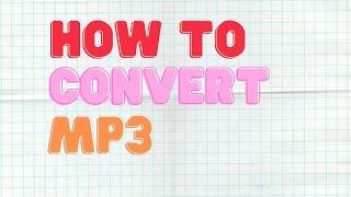 How to Convert mp3 to other file types like flac aif m4a