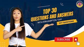 Key Questions and Answers Private Hire Taxi||Wolverhampton Taxi test questions and answers example