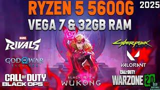 Ryzen 5 5600G Gaming Test : 27 Games with Vega 7 & 32GB RAM (2025)