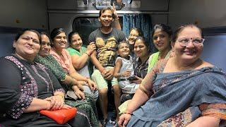 On Our Way To Katra | Vaishno Devi Mata Darshan Beings | Train Journey From Delhi To Katra |