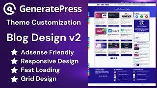 Generatepress Theme Customization 2024 (100% Free For All)