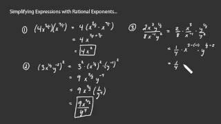 Simplifying Expressions with Rational Exponents