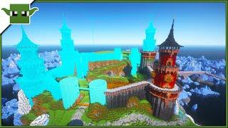 Let's Build A Large Castle in Minecraft Survival - E01 - Walls and Towers