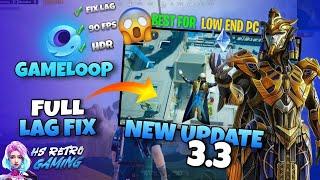 Gameloop Lag Fix 2024 | Best Settings for Gameloop | PUBG Mobile Emulator Lag Fix Low End Pc