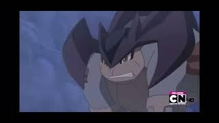 Pokemon Kyurem vs. the sword of justice, but it's just Terrakion.