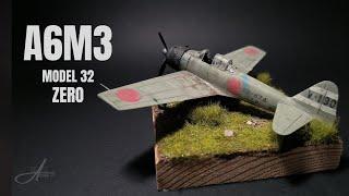 A6M3 Model 32 Zero  -  Tamiya 1/72 | Full build