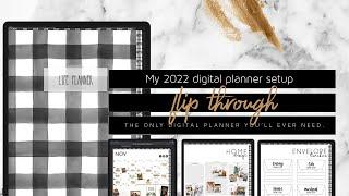2022 Digital Planner Setup flip through | How I’m Digital Planning in 2022