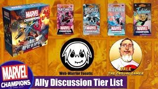 MARVEL CHAMPIONS Allies from Wave 8 Evaluated by @webwarriorfanatic  and DALE the CASUAL GAMER