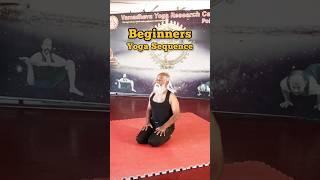 Vajrasana to Ardha Kapotasana Beginner Sequence #beginnersyoga #shorts