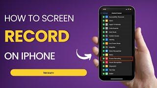 How to Screen Record With Sound on iPhone |  Screen Record on iPhone 11, 12, 13, 14, 15