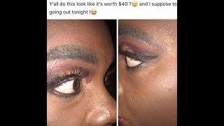 ROOKIE MAKEUP ARTIST NATURALLY NATA GOES VIRAL AFTER REFUSING TO GIVE $40 REFUND FOR BAD MAKEUP JOB