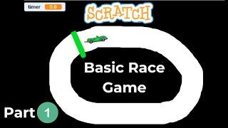 Basic Race Game  Part -01 -  Scratch Projects