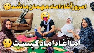 مهمانی خاص برای مهمان ما و آغا داماد که عروسی اش است بخیر و از خارج کشور آمده سوغاتی ام آورده 