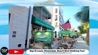 Bay St Louis Mississippi, Downtown, Beach Blvd, Walking Tour