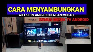 Cara menyambungkan wifi ke tv android polytron