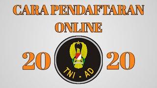 CARA DAFTAR ONLINE BINTARA TNI AD 2020