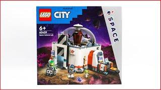 LEGO City 60439 Space Science Lab Speed Build