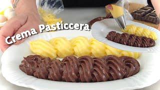 CREMA PASTICCERA CLASSICA e al CIOCCOLATO facile e veloce