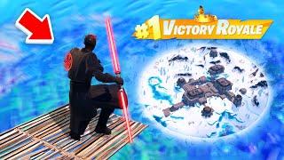 Je FAIS une SKYBASE avec le SABRE LASER STARWARS sur Fortnite !