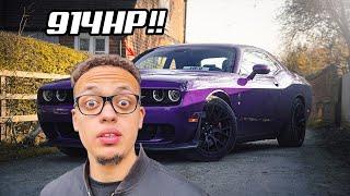 LETTING SIDEWAYS SID LOOSE IN MY 914HP DODGE HELLCAT!!