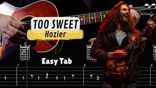 Too Sweet - Hozier | EASY Guitar Tab