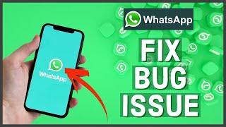 How To Fix WhatsApp Bug Issue 2023?