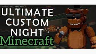 Five Nights At Freddy's UCN Minecraft Mod (Custom Map)