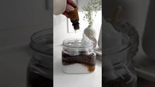 DIY pumpkin coffee body scrub  #coffee #pumpkin #bodyscrub #bodycare #selfcare #shorts #fall #asmr