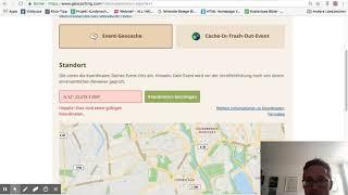 Wie erstelle ich ein Geocaching Event?