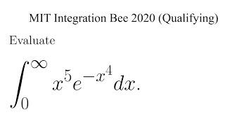 An Integral from the MIT Integration Bee