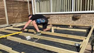 Ground Level Decking. DIY