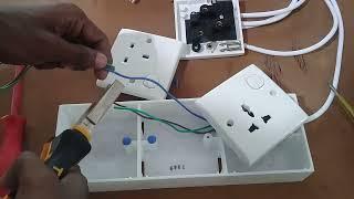 How to make super extension cord - 3 Socket Power extension Box