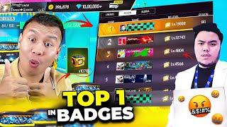 Finally Top 1 in Badges  Unboxing 10000+ Booyah Pass Boxes - Tonde Gamer