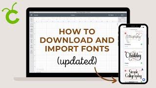 HOW TO DOWNLOAD FONTS TO CRICUT DESIGN SPACE [UPDATED] | Downloading and Importing Fonts