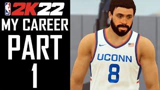 NBA 2K22 - My Career - Part 1 - "Player Creation, College, G League, NBA Draft"